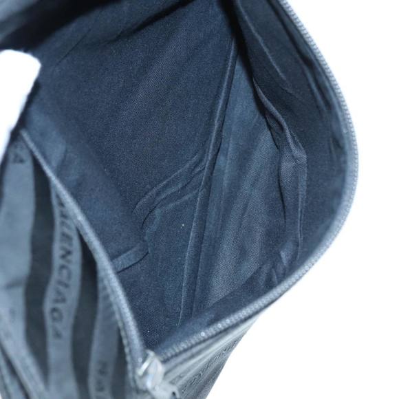 BALENCIAGA Explorer Clutch Bag Canvas Black 459745 Auth yk14342 - Picture 11 of 16